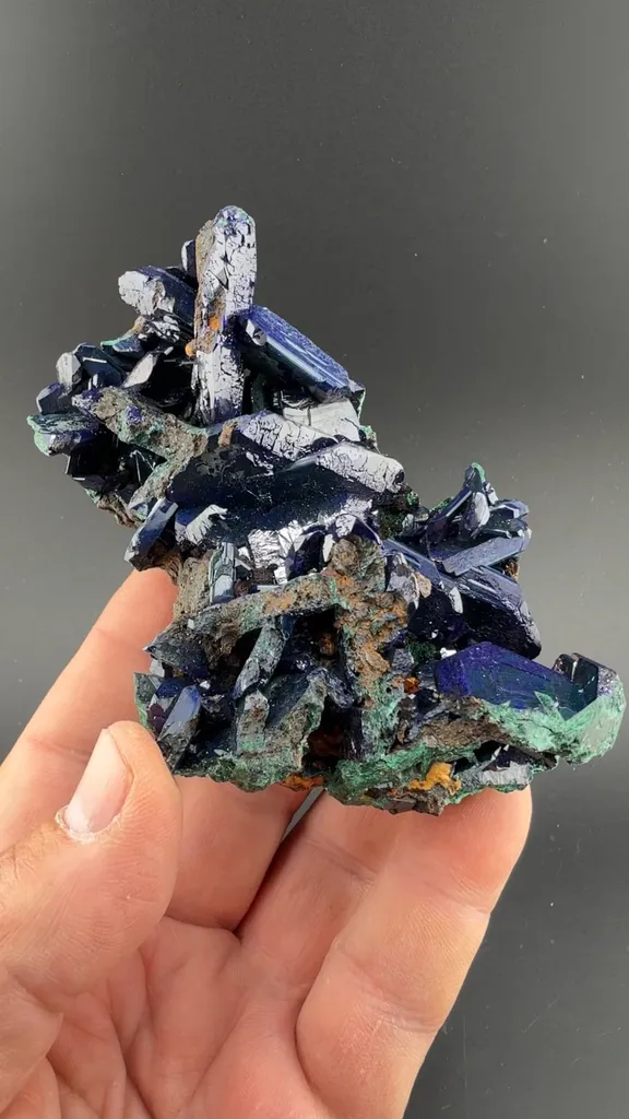 Azurite with Malachite - image 2