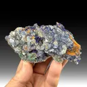 Azurite with Malachite, Calcite - image 1
