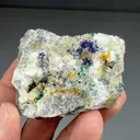 Azurite with Malachite, Calcite, Cuprite - image 2