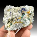 Azurite with Malachite, Calcite, Cuprite - image 1