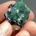 Azurite with Malachite, Calcite - image 2
