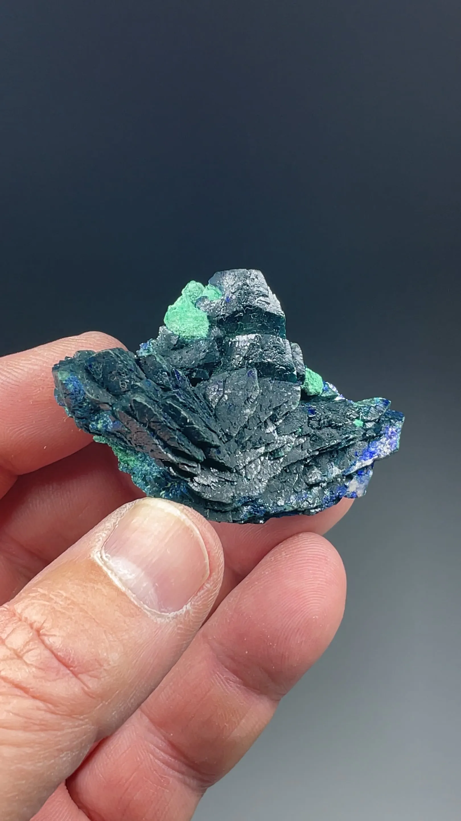 Azurite with Malachite - image 2