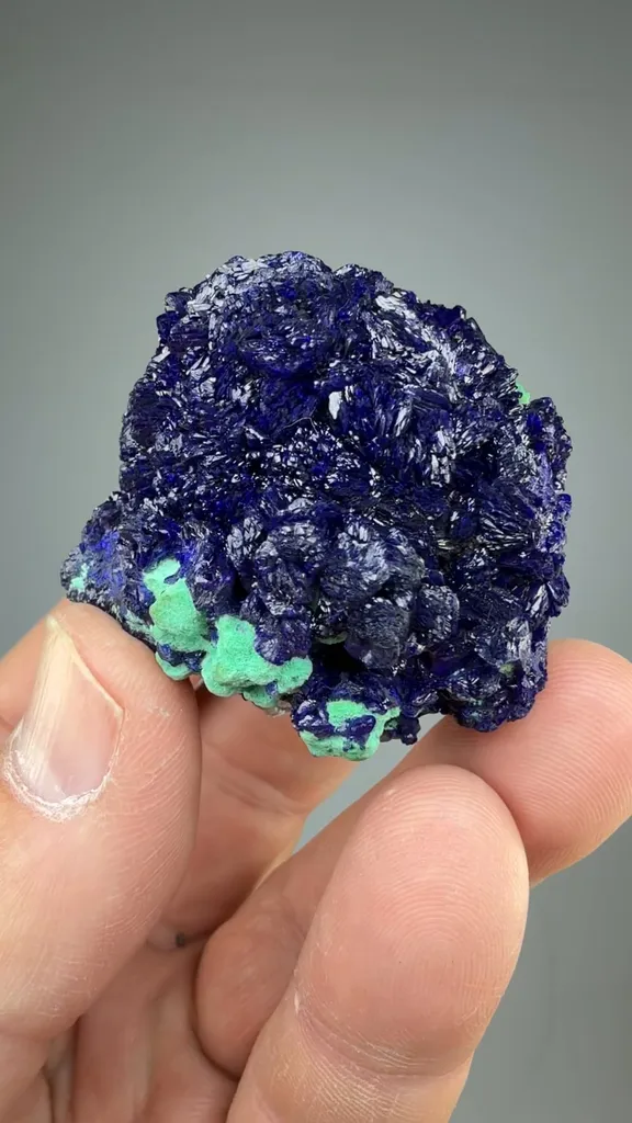 Azurite with Malachite image