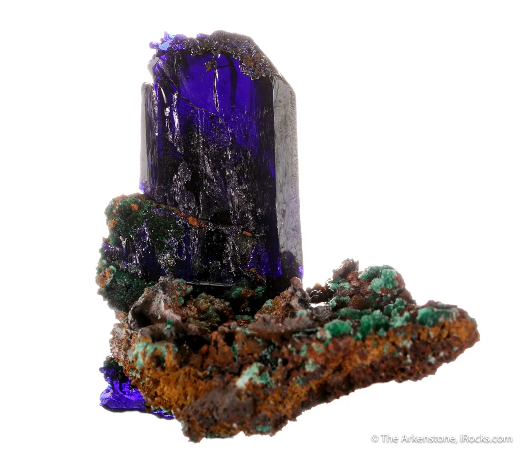 Azurite with Malachite image