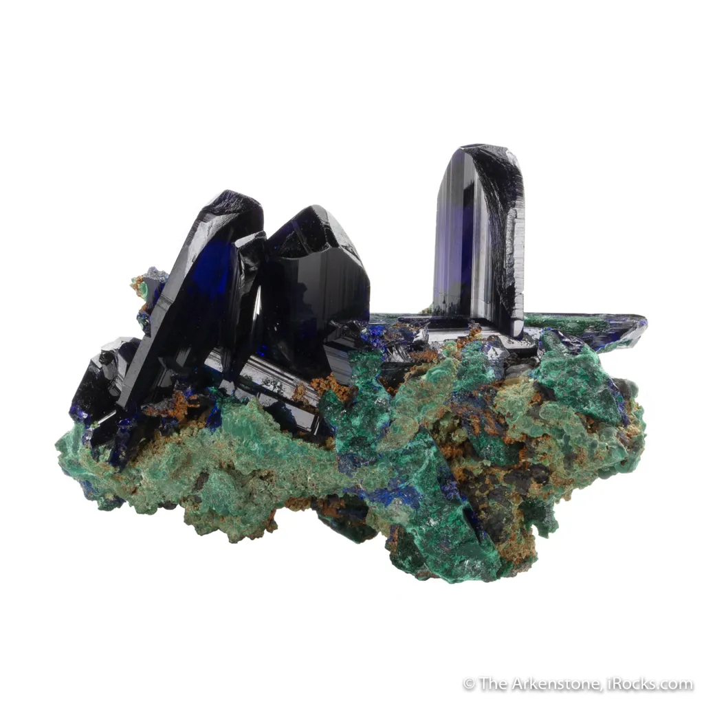 Azurite with Malachite - image 3