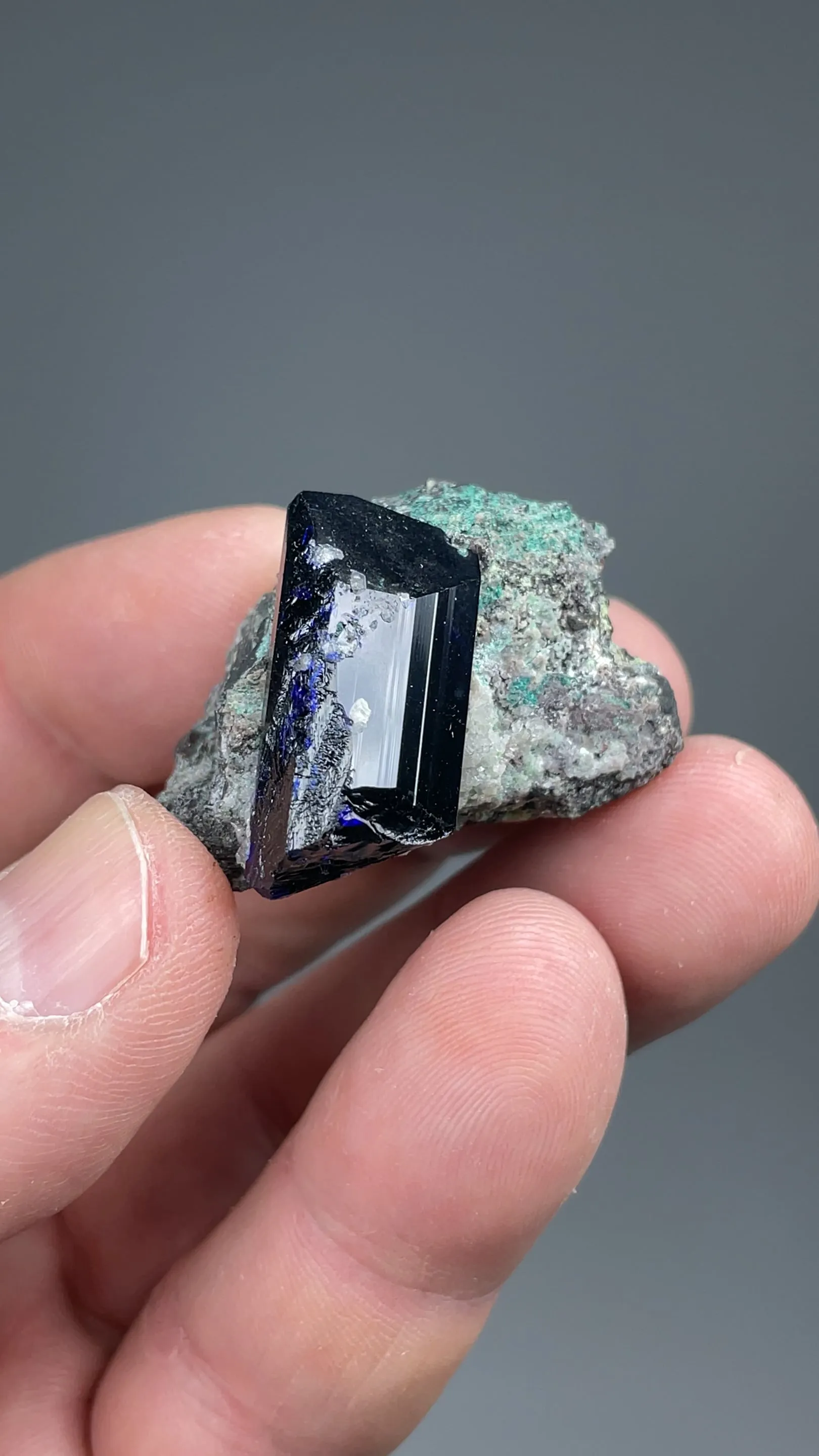 Azurite with Malachite, Cerussite, Quartz - image 2