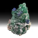 Azurite with Malachite, Cerussite, Quartz - image 1