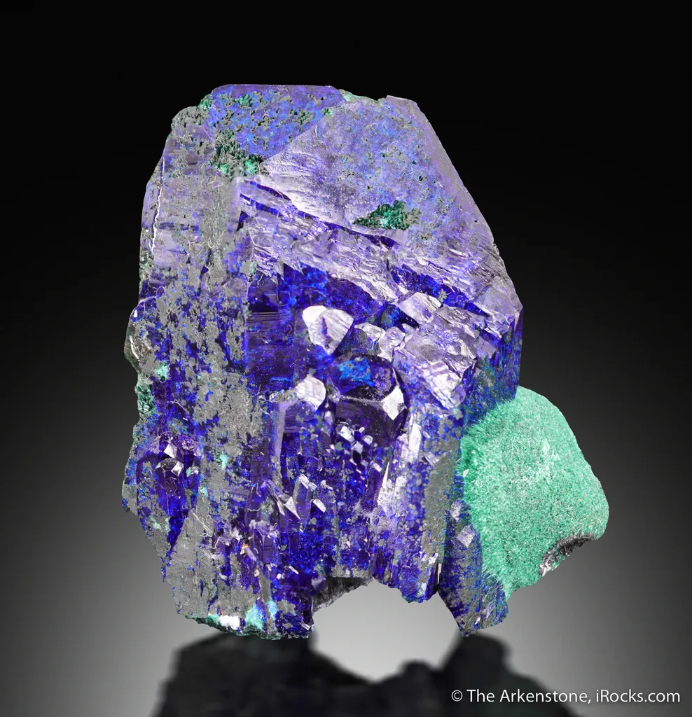 Azurite with Malachite (circa 1930) image