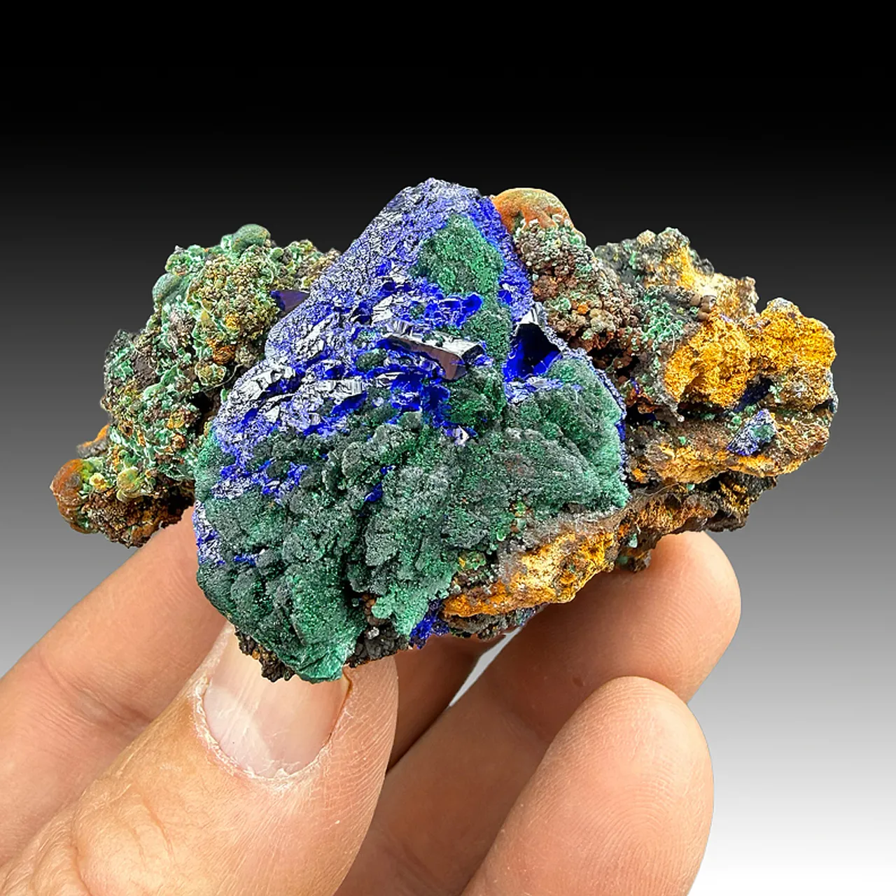 Azurite with Malachite - image 1