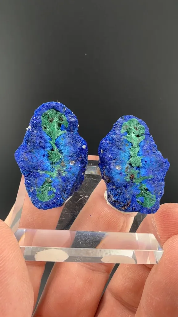 Azurite with Malachite image