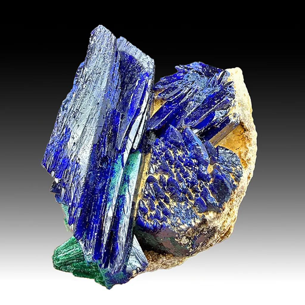 Azurite with Malachite image