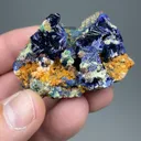 Azurite with Malachite, Duftite - image 2
