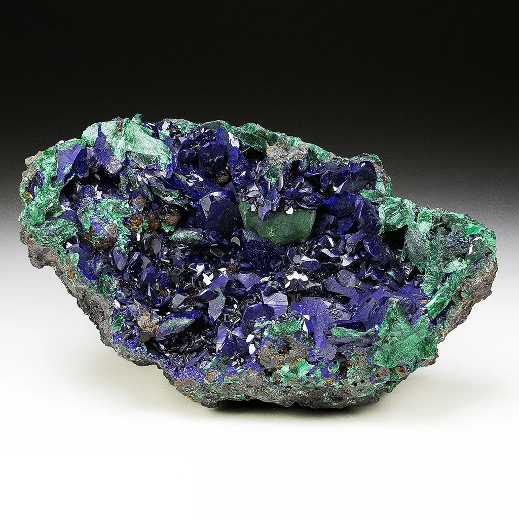 Azurite with Malachite image