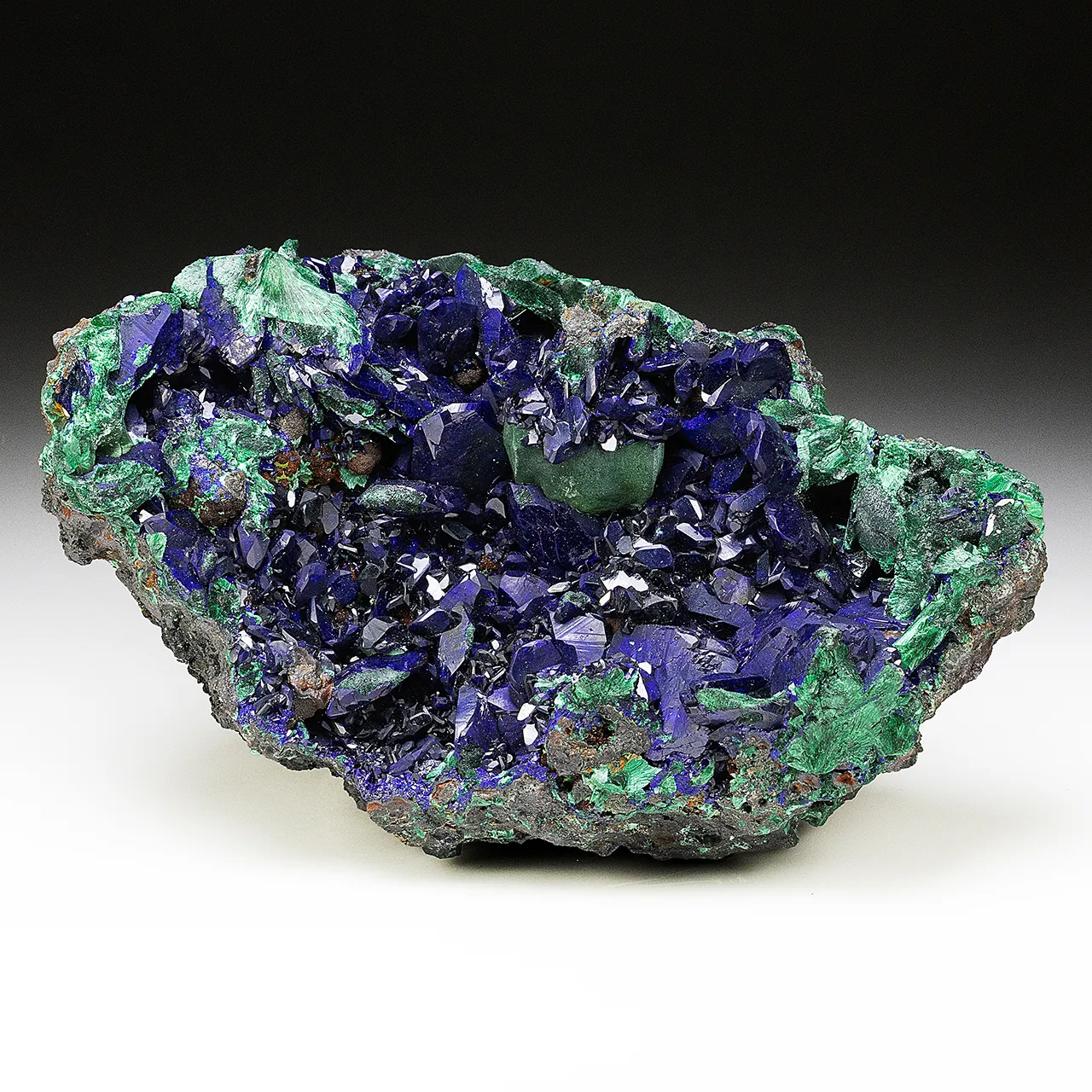 Azurite with Malachite - image 1
