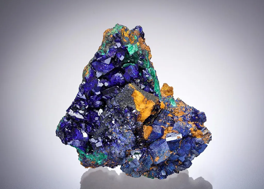 Azurite with Malachite image