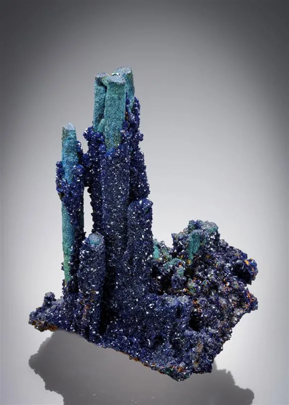 Azurite with Malachite image