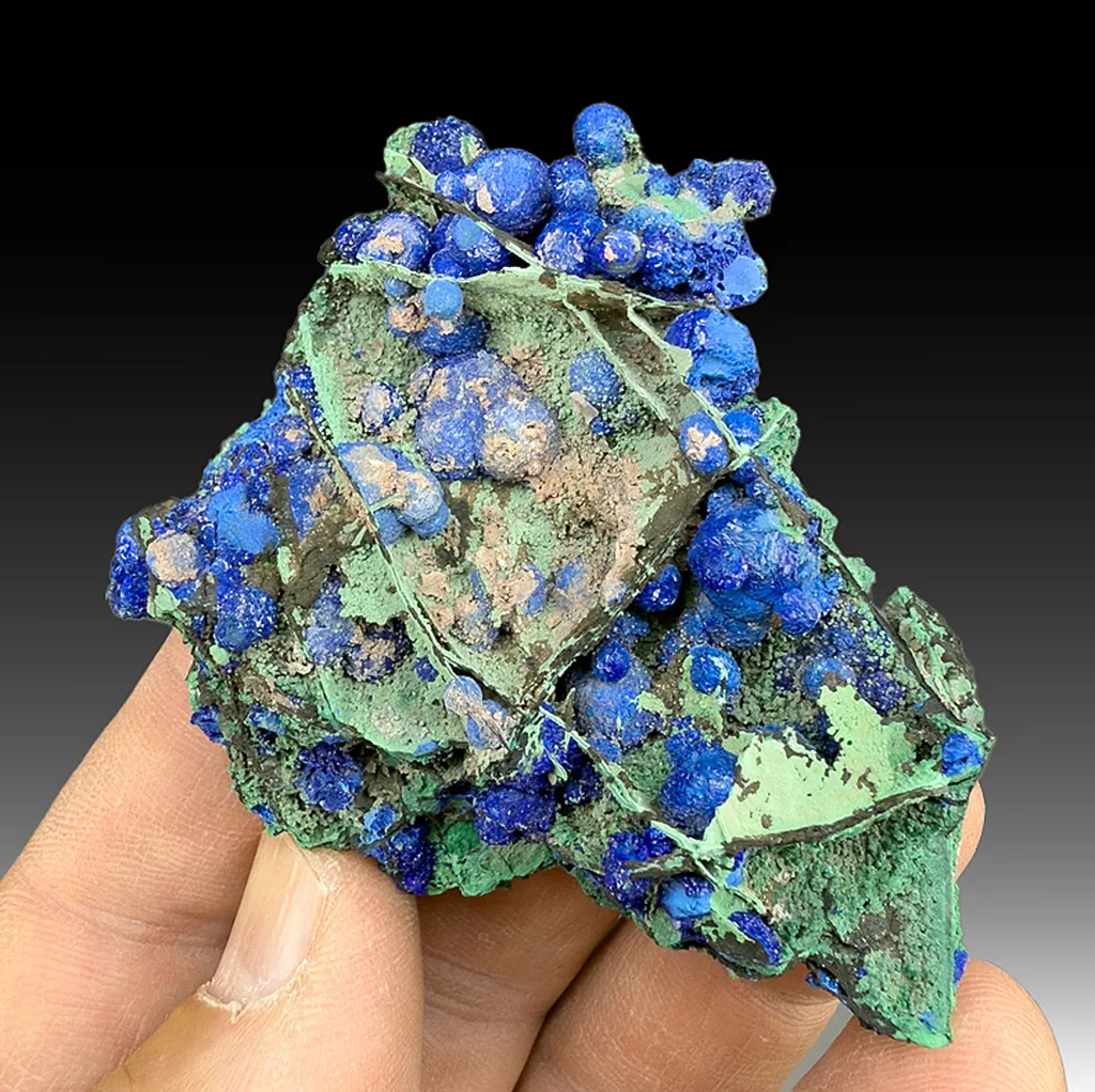 Azurite with Malachite image