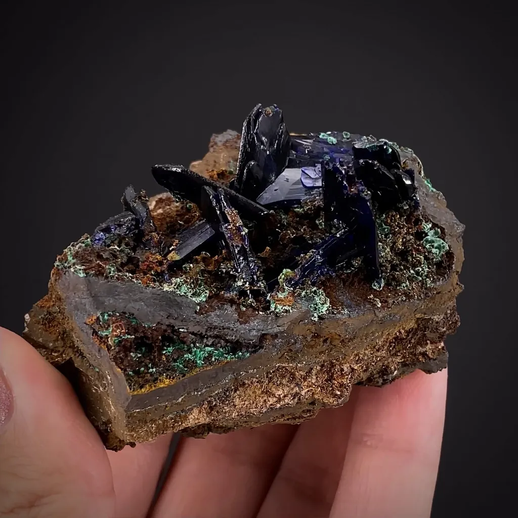 Azurite with Malachite - image 2