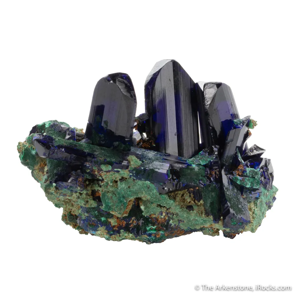 Azurite with Malachite image