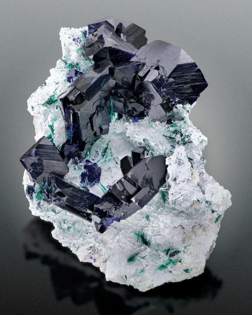 Azurite with Malachite image