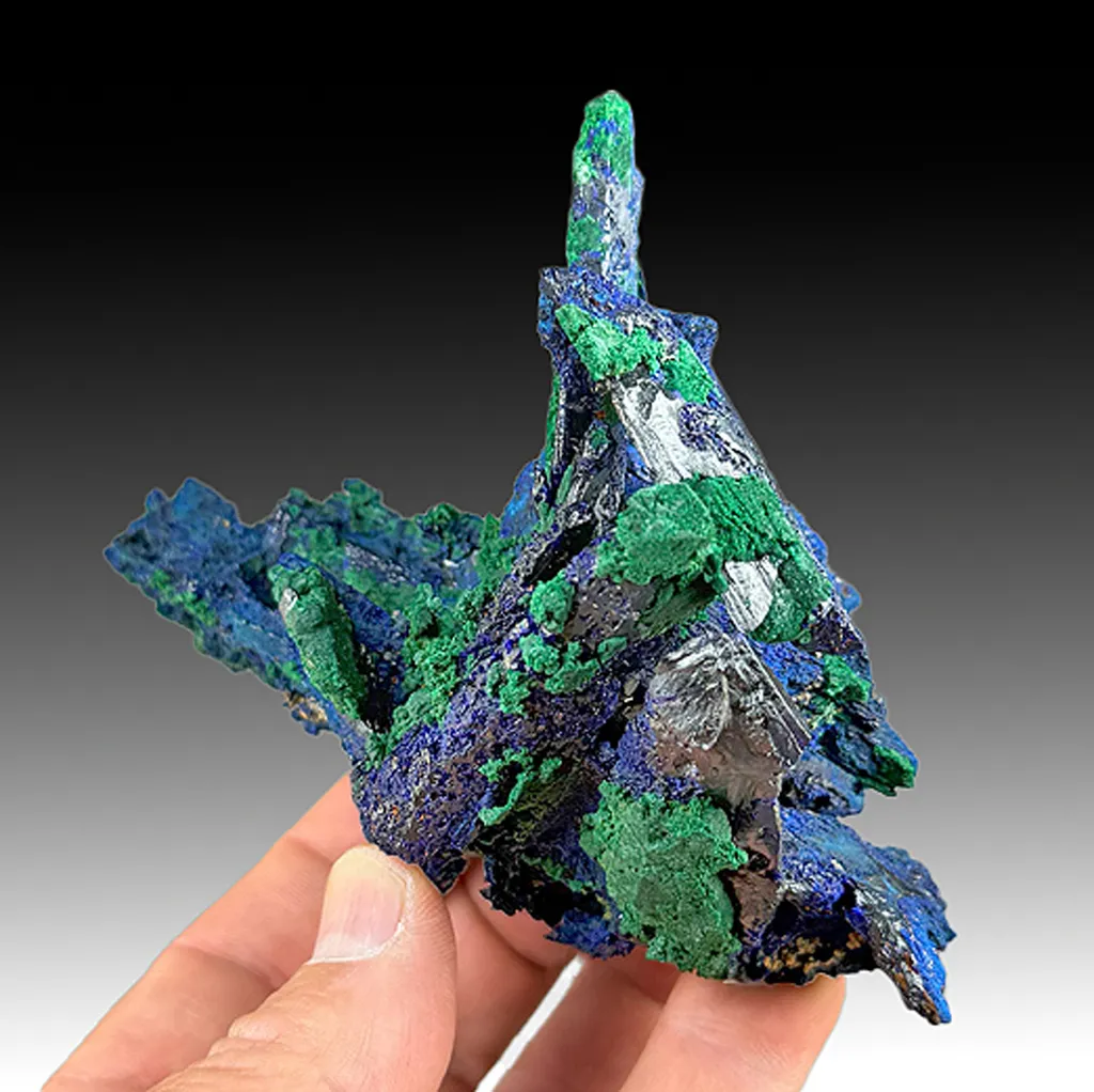 Azurite with Malachite image