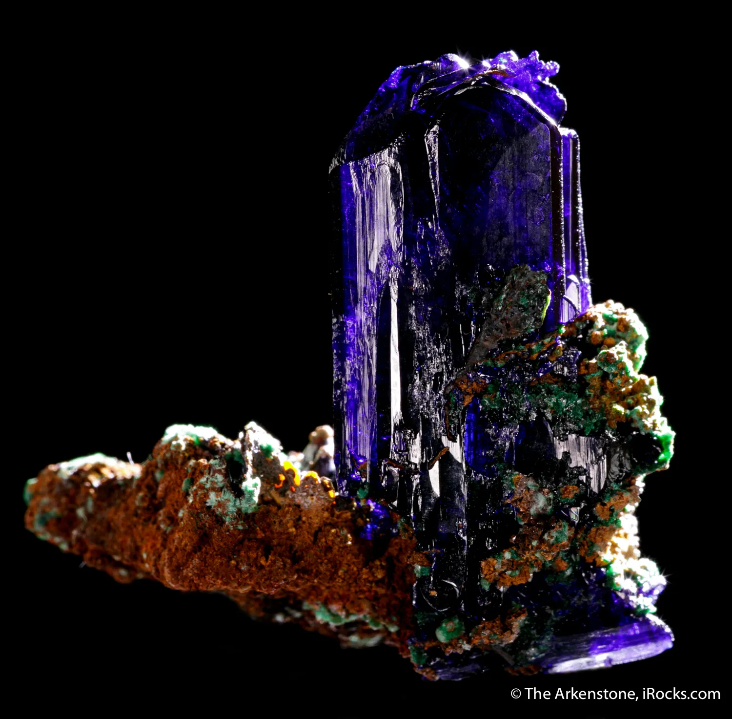 Azurite with Malachite - image 4
