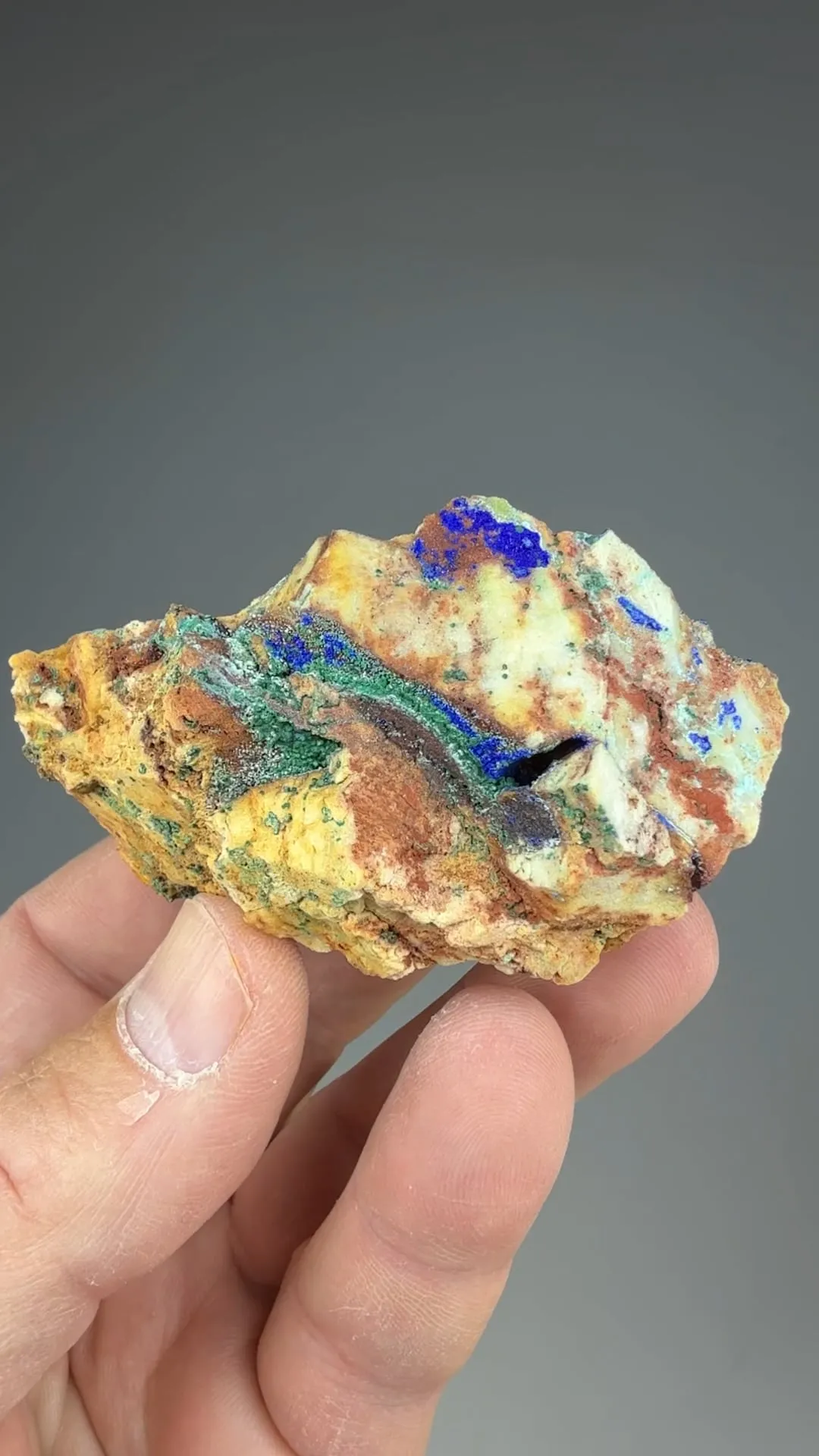 Azurite with Malachite - image 2