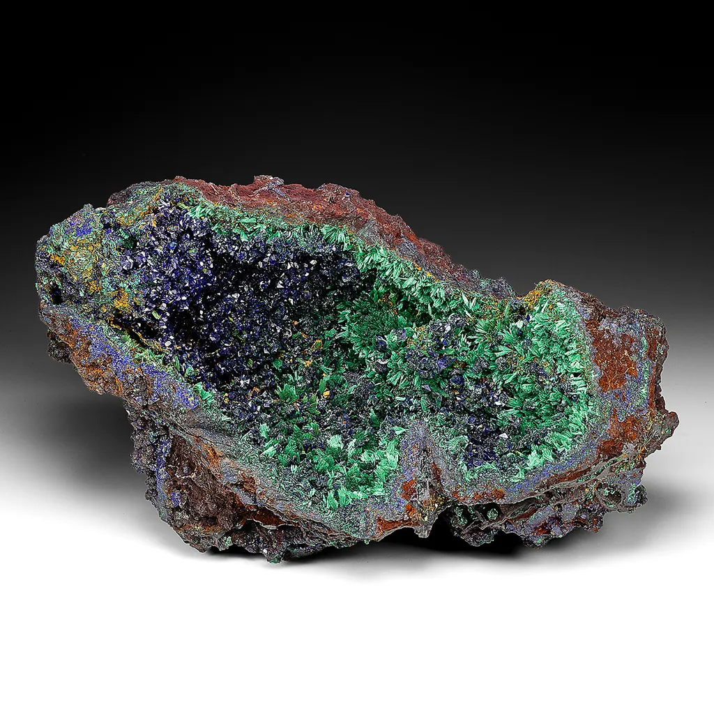 Azurite with Malachite image