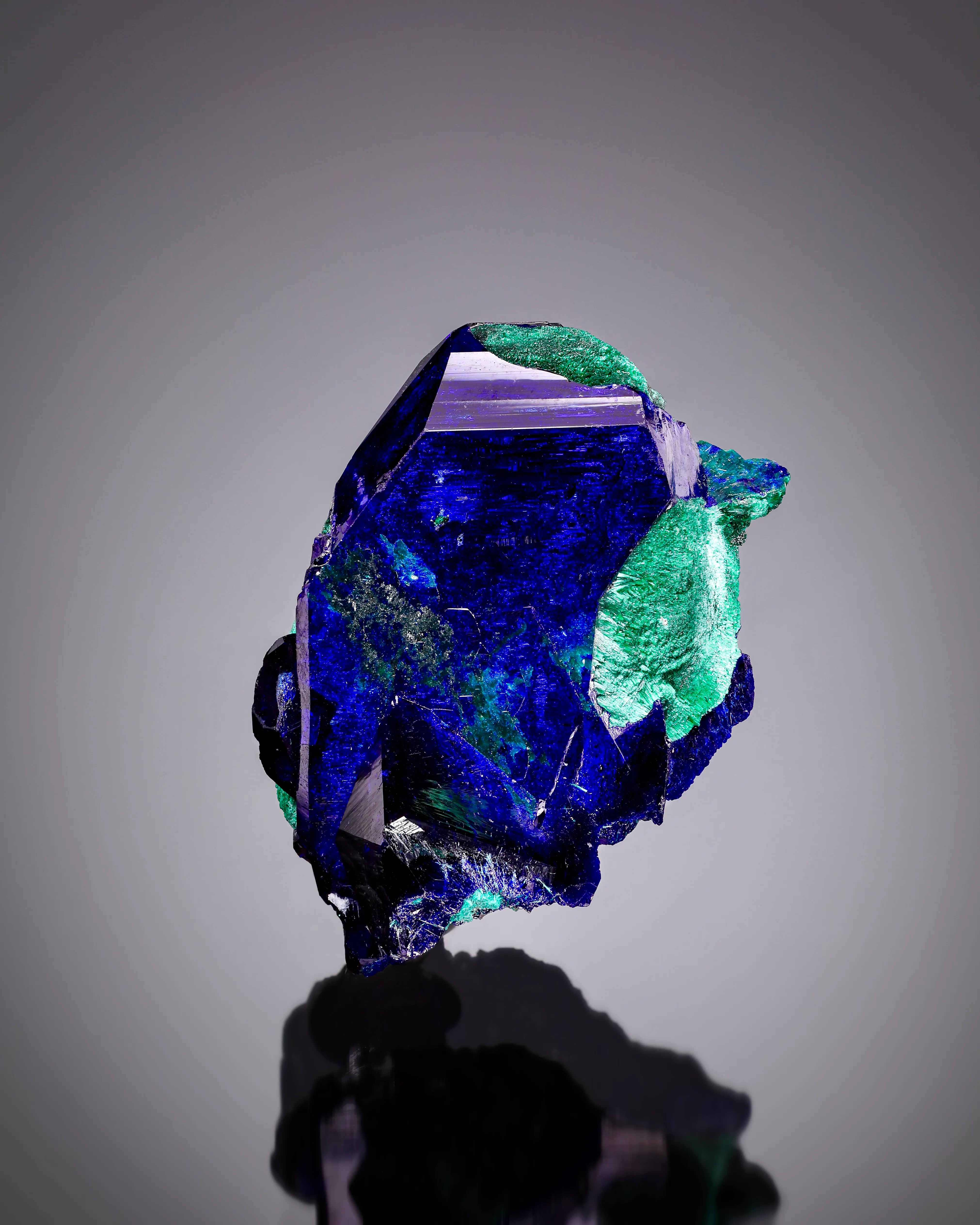 Azurite with Malachite from Mexico, Sonora, Milpillas, Milpillas Mine - image 1