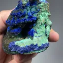 Azurite with Malachite, Goethite - image 2