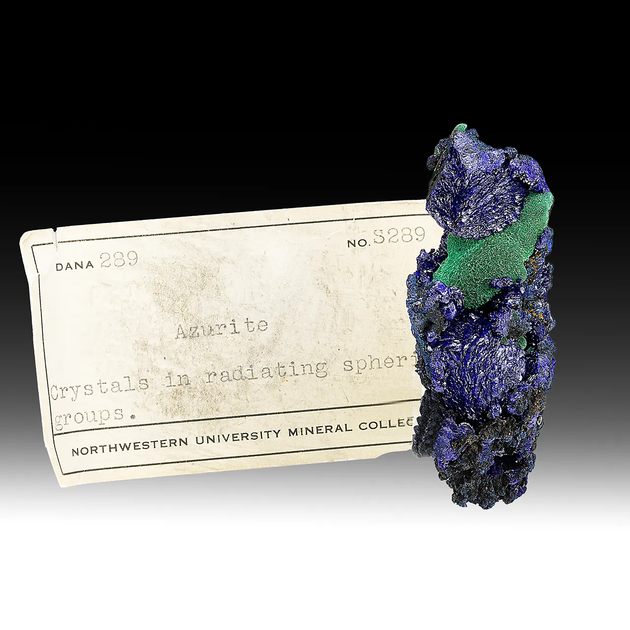 Azurite with Malachite, Goethite - image 1