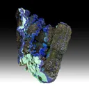 Azurite with Malachite, Goethite - image 1