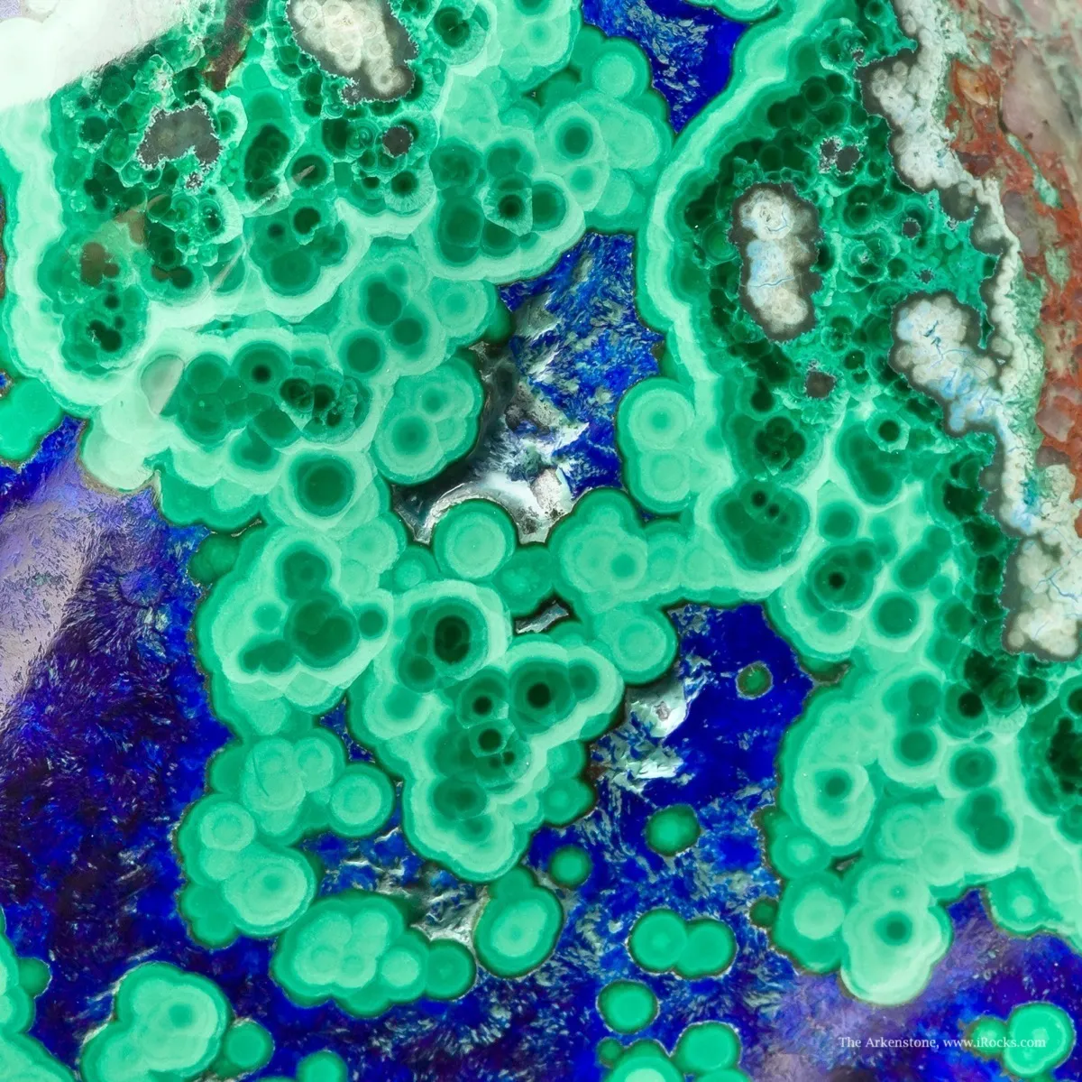 Azurite With Malachite (Polished) - image 5