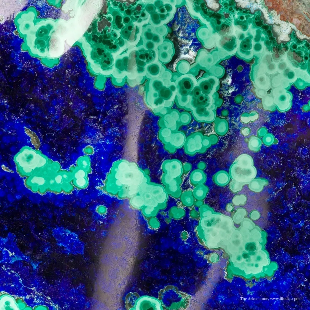 Azurite With Malachite (Polished) - image 6