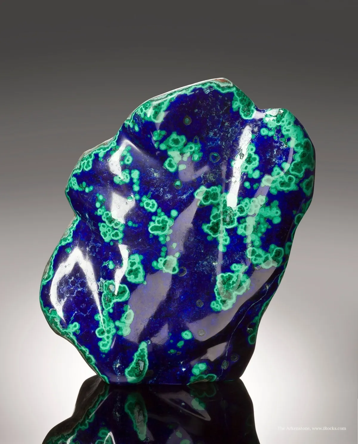 Azurite With Malachite (Polished) - image 1