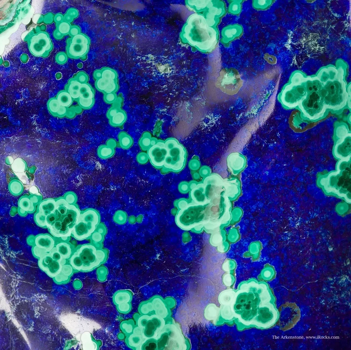 Azurite With Malachite (Polished) - image 7