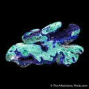 Azurite with Malachite (polished) - image 3
