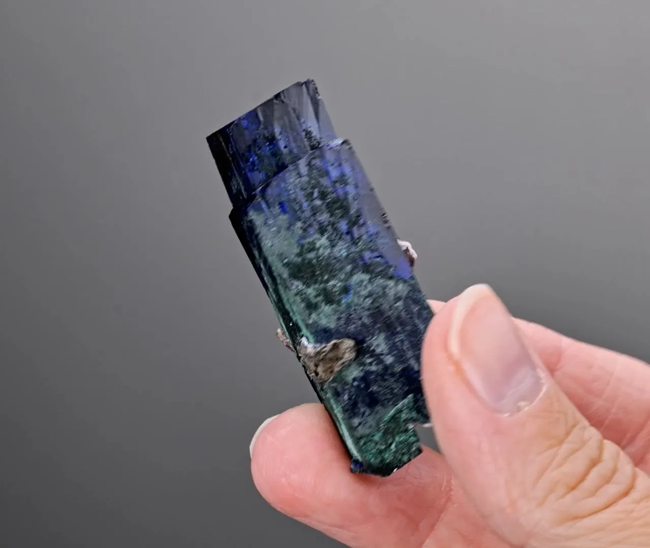 Azurite with Malachite ps. after Azurite - image 2