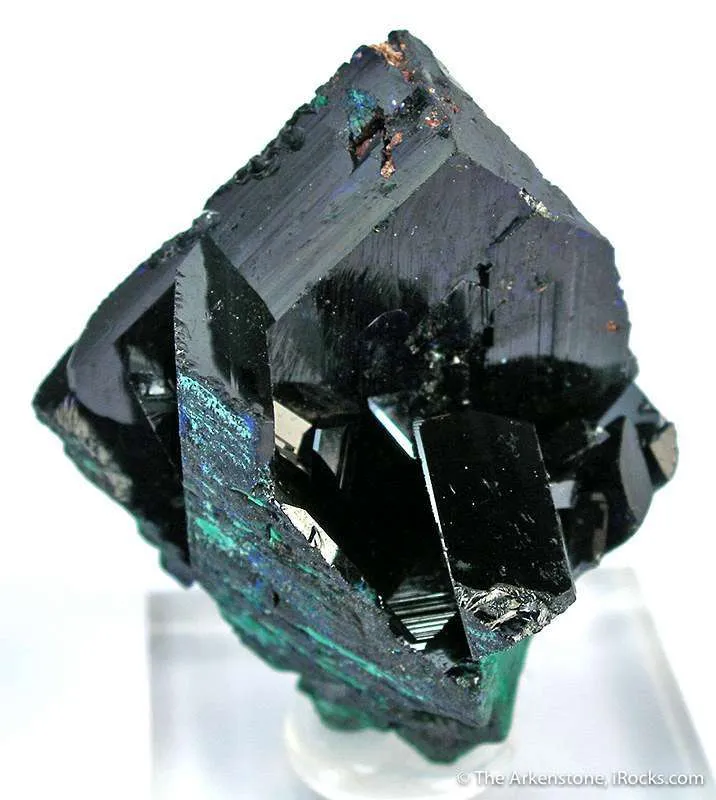 Azurite With Malachite Ps. Azurite image
