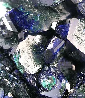 Azurite With Malachite Ps. Azurite - image 2