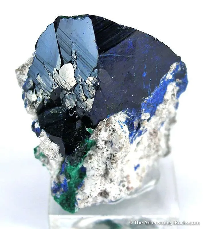 Azurite With Malachite Ps. Azurite image