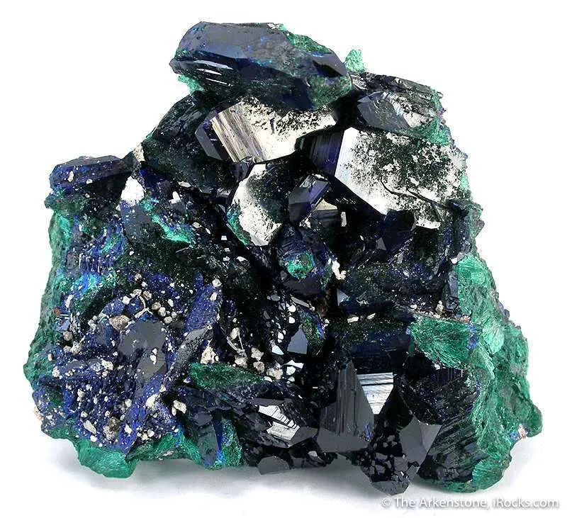 Azurite With Malachite Ps. Azurite image
