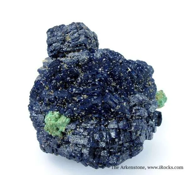 Azurite With Malachite Pseudo. Cuprite - image 2