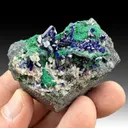 Azurite with Malachite, Quartz - image 1