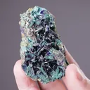 Azurite with Malachite, Wulfenite Rosasite, Smithsonite and Bayldonite - image 2