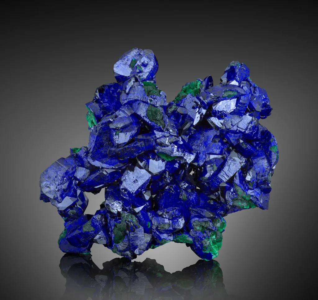 Azurite with minor Malachite image