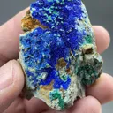Azurite with Olivenite - image 2