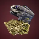 Azurite with Olivenite - image 2