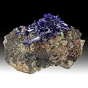 Azurite with Olivenite, Malachite - image 1