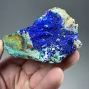 Azurite with Olivenite, Tyrolite - image 2